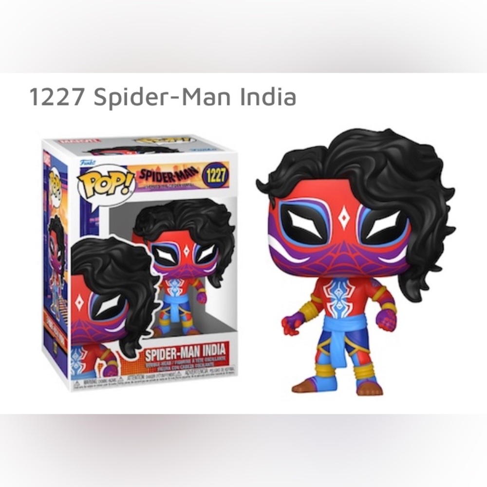 Funko Pop! Marvel Spiderverse Spider-Man India FYE Exclusive #1227 w/ Protector